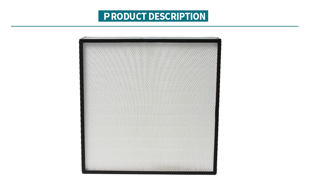 Industrial Custom 0.3 Micron 99.99% H13 H14 U15 HEPA Filter Medical Hospital Merv Air Filter