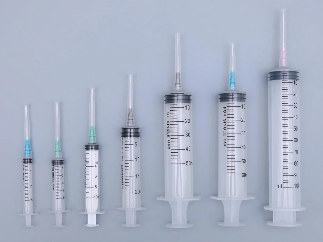 Medical Veterinary Instruments Syringe for Single Use