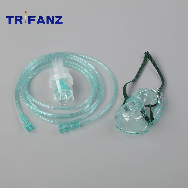 Disposable Medical Supplies Face Mask Oxygen Mask Nebulizer Aerosol Atomization Mask China Factory Wholesale with ISO FDA Low Price