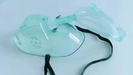 Maschera facciale monouso per cure mediche, maschera per ossigeno, nebulizzatore, maschera per atomizzazione aerosol, fabbrica in Cina, commercio all'ingrosso con ISO, FDA, prezzo basso