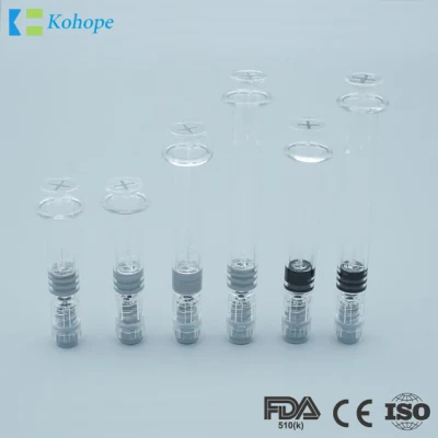 Siringa per irrigazione preriempita chirurgica di alta qualità da 1 ml/3 ml/5 ml/10 ml/20 ml in plastica/vetro OEM Cina fornitura medica sterile