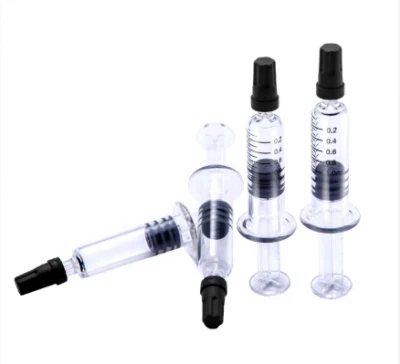 Siringa in vetro monouso Siringa in vetro da 1 ml, 2 ml, 5 ml, 10 ml con luer lock