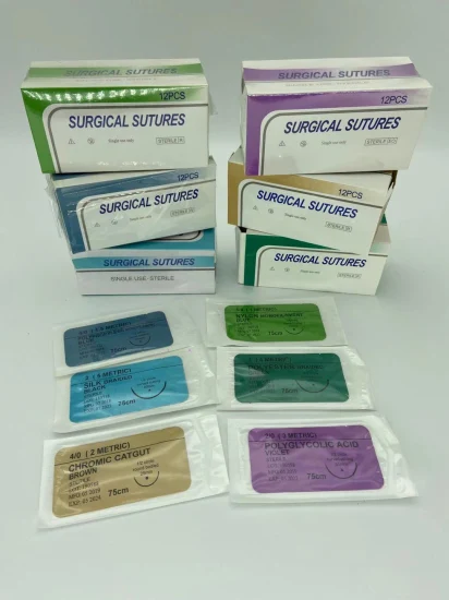 Produttore di suture chirurgiche assorbibili monouso con ago